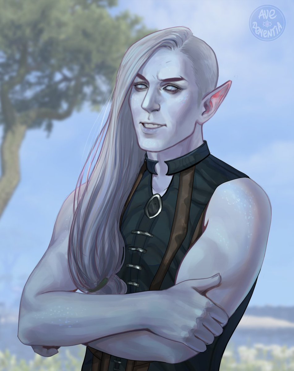 Ave_Dementia's tweet photo. Maormer OC for my friend
#ElderScrolls #maormer #ArtistOnTwitter https://t.co/oqGXmXSifX
