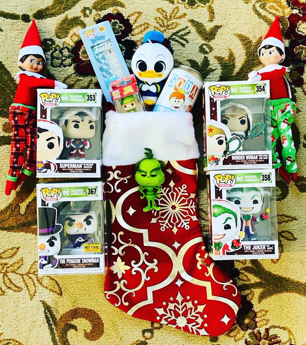 KristinaPhipps's tweet photo. Dec 21st @originalfunko The theme is stocking stuffers. #funkophotoadaychallenge #funko #funkochristmas #funkopop #Funkowatch #popkeychain #funkosuperheros #funkocollector #funkodonaldduck #funkogrinch #elfontheshelf #freddyfunko #FunkoSoda https://t.co/dHV9bz8WyR