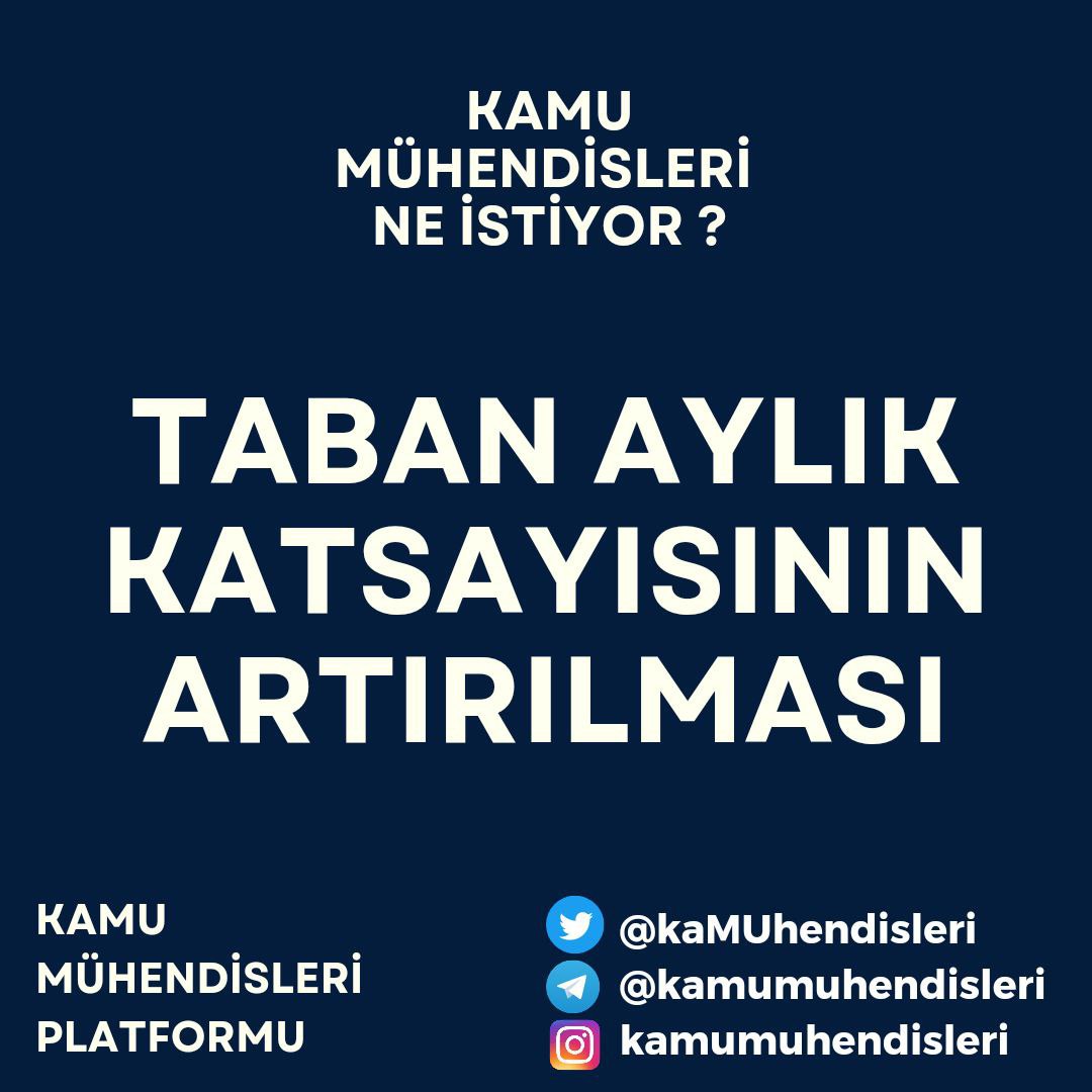 YlmzVedatt's tweet photo. 657 sayılı Devlet Memurları kanununda kariyer meslek olarak belirtilmiş olan Mühendislik, Taban aylık katsayılarının artırılmasını bekliyor.
@kaMUhendisleri @RTErdogan @kilicdarogluk @meral_aksener @dbdevletbahceli @Ahmet_Davutoglu @alibabacan @MemurSenKonf 

#KaMuhendislerineZam https://t.co/bxcU2DEkbI