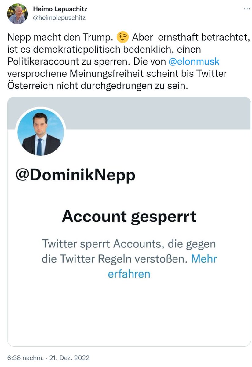 Thinkforyours16's tweet photo. And the Winner is:
🏆1. Heimo Lepuschitz 18:38
2. Harald Vilimsky 18:42
3. Gerald Grosz 18:43
#DominikNepp https://t.co/IJrOU2ouNp