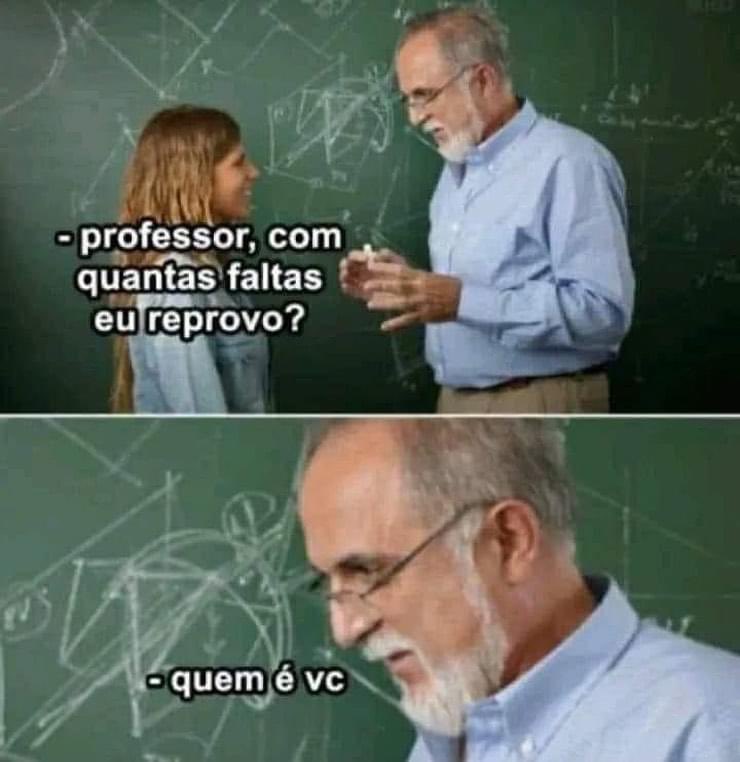 Alguém já reprovou por falta?