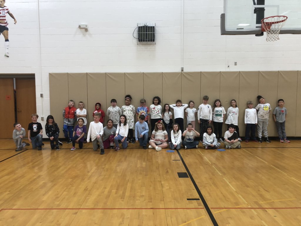 Some 3rd graders rocking the color white for clash of the carolers today for Waterloo Wednesday!! <a href="/BavisTerri/">Terri Bavis</a>