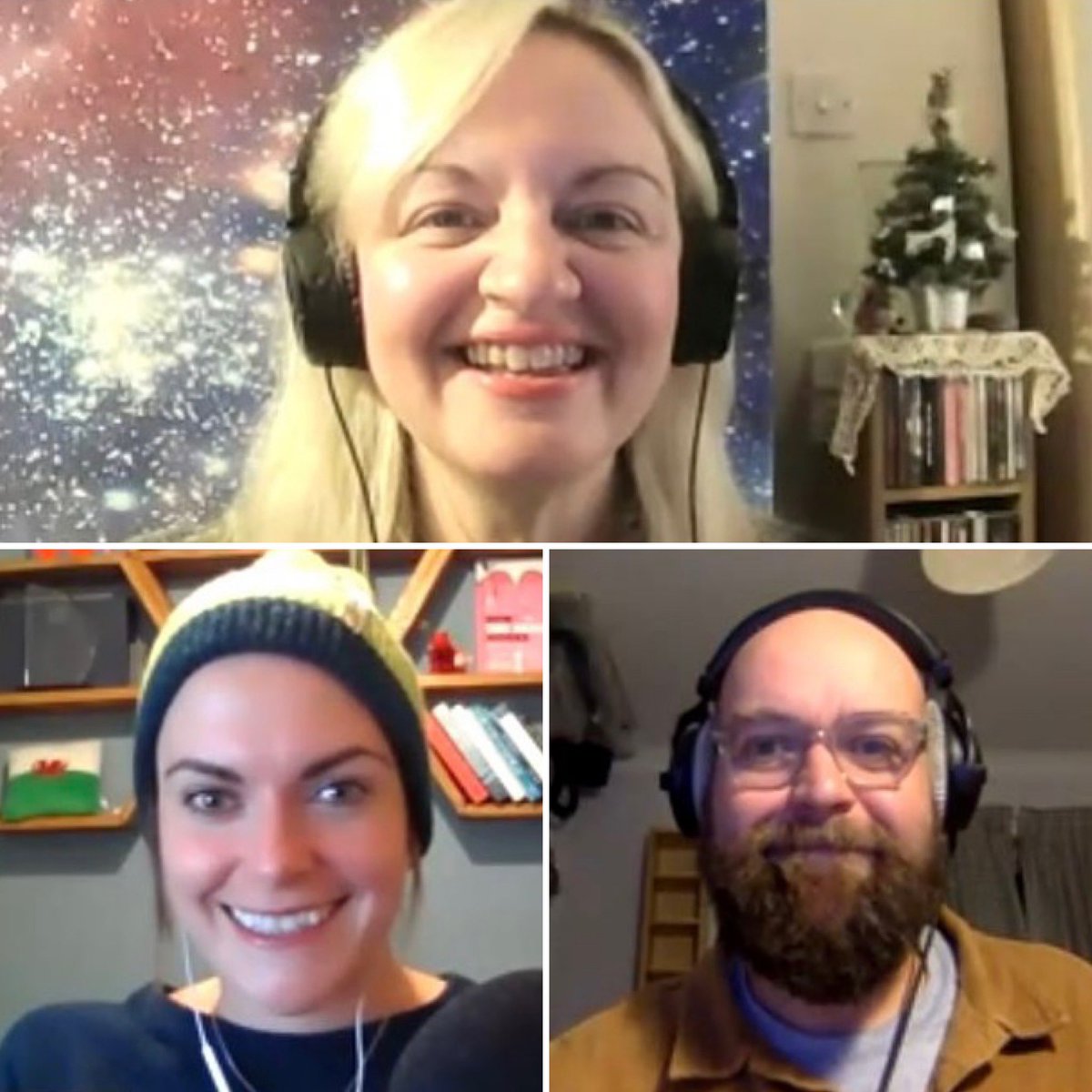🎧 Ep114 Xmas Special of Jo Durrant’s Beautiful Universe podcast is out now with a trio of guests: 🦊❄️ @mrjamesmayhew & @zebsoanes 🌲🎄 @EllenMaryGarden & Faith Douglas @ThorpPerrow 🧠🎶 @EmmaYhnell & @findlaynapier 📲 podcasts.apple.com/gb/podcast/jo-… 💻 jodurrantsbeautifuluniverse.libsyn.com