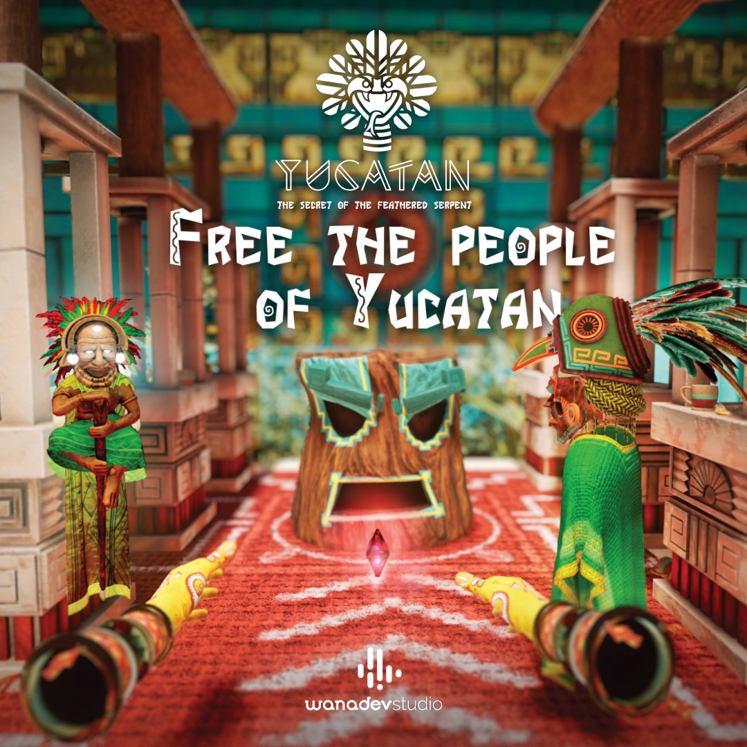 OctopodVR's tweet photo. 🇲🇽 Introduce your customers to the Yucatan in #VR for this end of the year!
🧞♀️ 2 to 8 players (per pair)
⏲️ 40 minutes
🚶♀️4×5 meters (2 players, free-roam)
🕹️ adventure, party-games
More: https://t.co/UeUUHWxiJL
#yucatan #freeroaming #octopod #vrgaming #vrarcade https://t.co/C4yJ8sgzOR