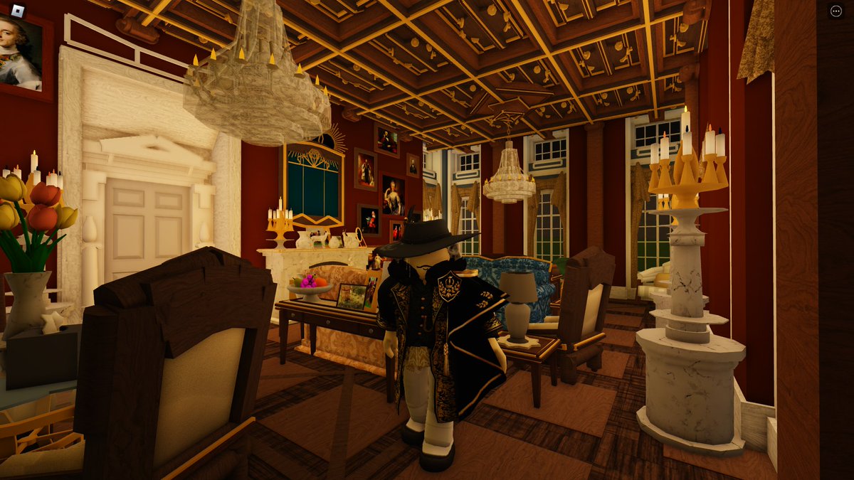 Decided to share with you all, something I made a couple months ago, a Palace, with quite the drawing room. ;)

Tell me if you like it?? :>

(Palace was inspired by Compiegne Palace in France, and Drawing room was of own design.)

#bloxburg