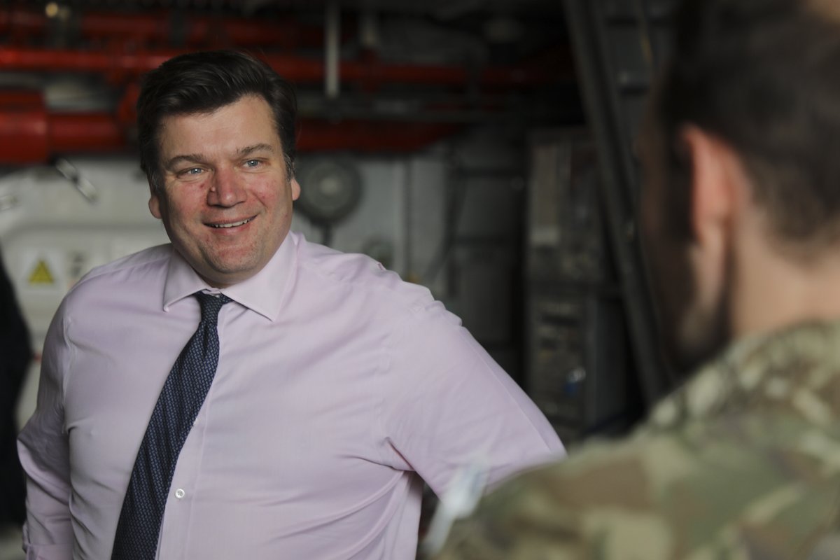DefenceHQ's tweet photo. Over 6,000 Armed Forces personnel deployed overseas will continue to protect the nation this Christmas, with many more on duty at home.
 
👇 📸 Armed Forces Minister @JSHeappey visited @HMSLANCASTER in Bahrain to thank personnel who will be on duty over the festive period. https://t.co/Dlv2Gvufmj