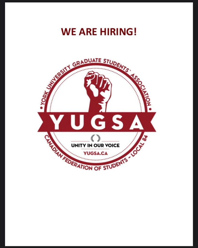 yugsa84 (@yugsa84) on Twitter photo We are hiring!!
.
If you’re interested in applying for a contract position as our Chief Returning officer (CRO) Submit a resume in PDF format including a brief statement to YUGSA's Hiring Committee at job@yugsa.ca by January 8, 2023 at 11:59 PM (EST). instagr.am/p/CmcN5MJPnfq/ We are hiring!!
.
If you’re interested in applying for a contract position as our Chief Returning officer (CRO) Submit a resume in PDF format including a brief statement to YUGSA's Hiring Committee at job@yugsa.ca by January 8, 2023 at 11:59 PM (EST). instagr.am/p/CmcN5MJPnfq/