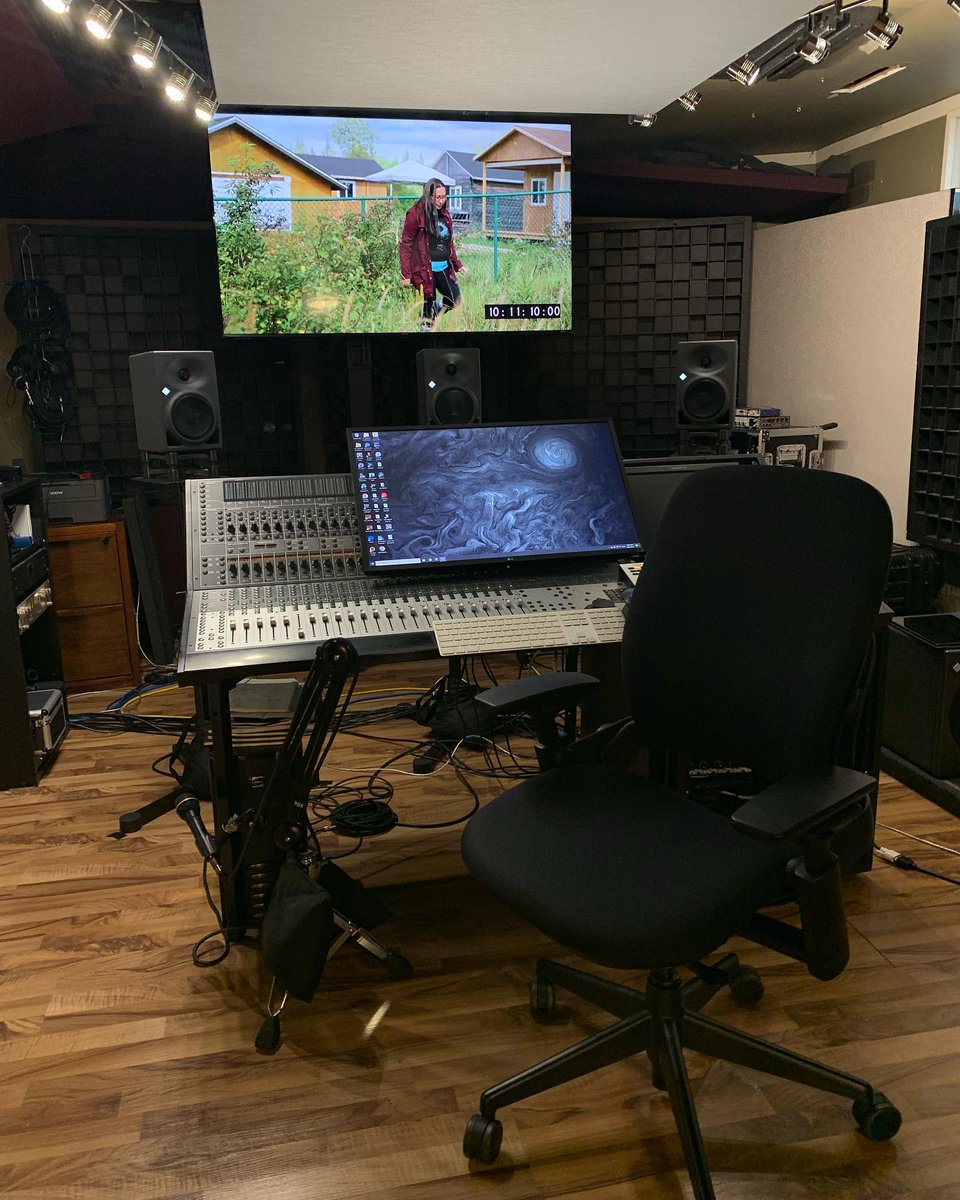 Great news from filmmaker <a href="/janine_windolph/">Janine Windolph</a>: Narration recorded and sound design now wrapped for her new short #OurMaternalHome! Here she is w/ producer  Chehala Leonard and sound designer Dmitri Bandet. Watch out for this film in 2023!❤️😊🙌