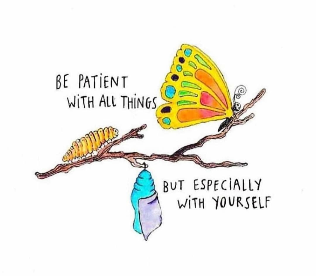 Be patient with yourself, you are doing the best you can...#bepatientwithyourself #giveyourselfabreak #youaredoingyourbest #fibromyalgia #CFSME #fibrosupportbymonica