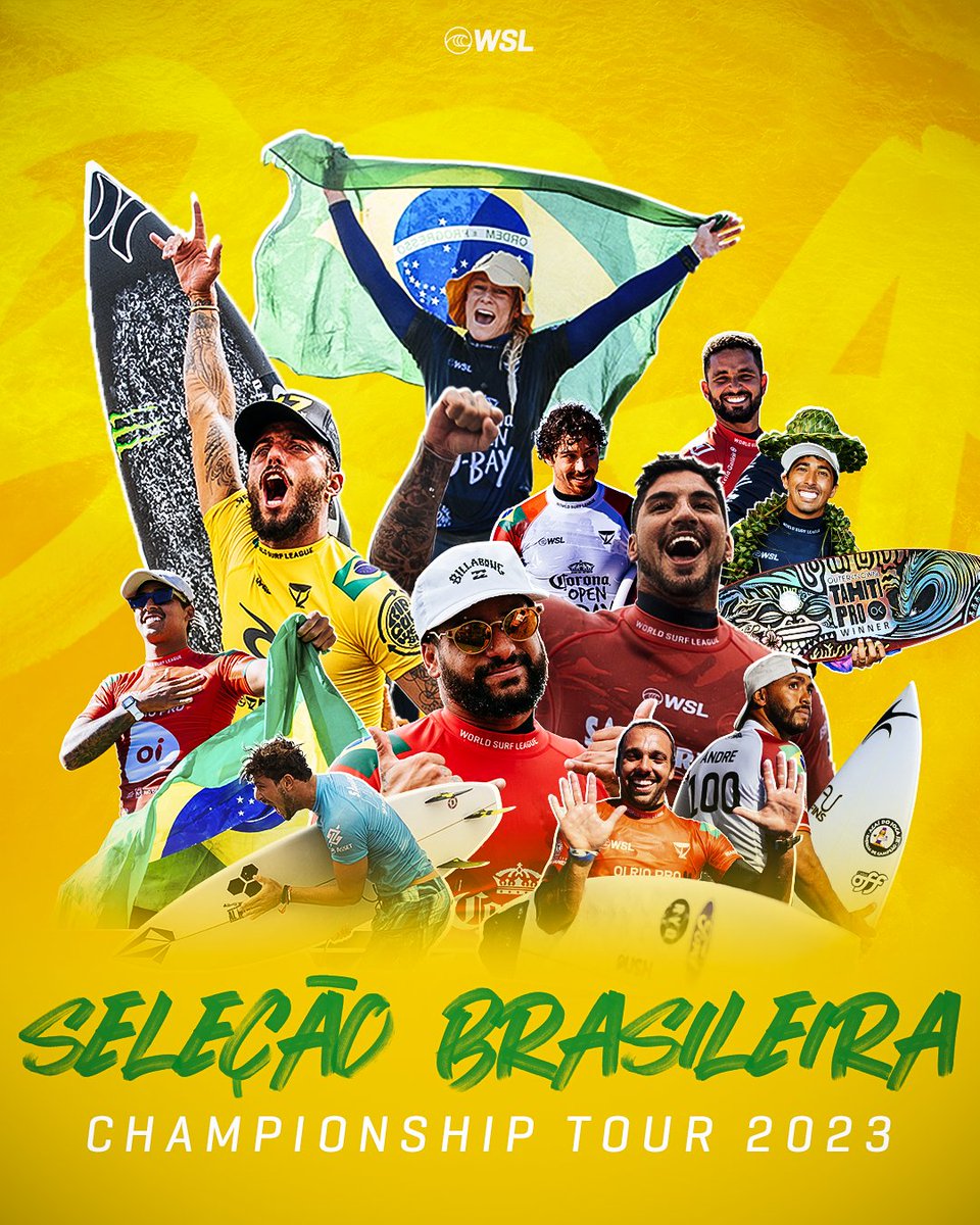 A Seleção Brasileira do Surfe está pronta para 2023! 🏄‍♂️🇧🇷

#WSLBrasil