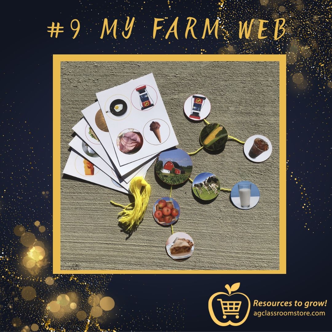 resourcestogrow's tweet photo. #9 My Farm Web! https://t.co/TJcBwZ6L3b Using a concept map strategy, students construct a food web to explore the role of agriculture in their daily lives. 

#2022top15 #classroomreadykits #webringagtotheclassroom #agclassroomstore #resourcestogrow #agliteracy https://t.co/vQQ5xxPCPQ