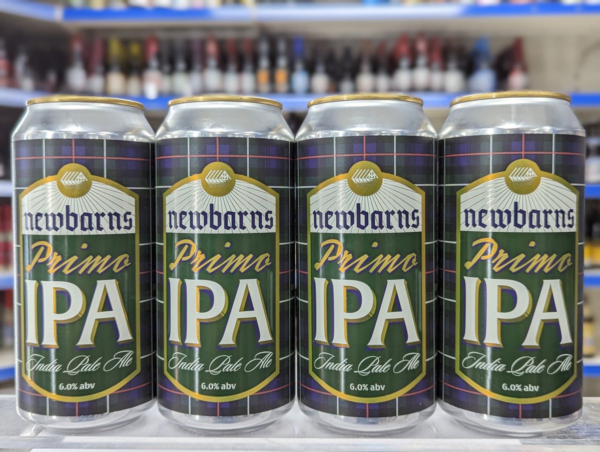Primo IPA - 6% IPA
<a href="/NewbarnsBrewery/">Newbarns Brewery</a>
440ml cans
Hops: Citra, Mosaic &amp; Hallertau Blanc