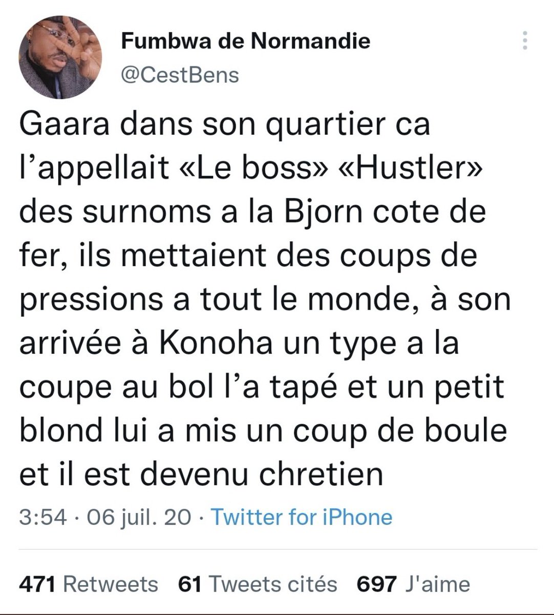Hahahaha @CestBens il est fort 😭