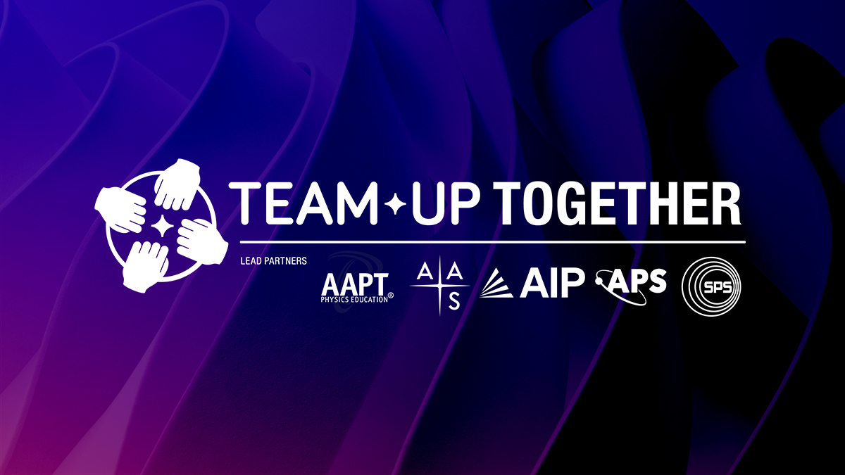 American Institute of Physics (@aip_hq) on Twitter photo Together with our lead partners <a href="/AAPTHQ/">AAPT</a>, <a href="/AAS_Office/">American Astronomical Society (AAS)</a>, <a href="/APSPhysics/">American Physical Society</a>, and <a href="/SPSNational/">SPS National</a>, we are excited to announce the recipients of the 2022 #TEAMUPTogether Scholarship Program. Read the full announcement here: bit.ly/3GaiI3a <a href="/AIP_TEAMUP/">AIP TEAM-UP</a> Together with our lead partners <a href="/AAPTHQ/">AAPT</a>, <a href="/AAS_Office/">American Astronomical Society (AAS)</a>, <a href="/APSPhysics/">American Physical Society</a>, and <a href="/SPSNational/">SPS National</a>, we are excited to announce the recipients of the 2022 #TEAMUPTogether Scholarship Program. Read the full announcement here: bit.ly/3GaiI3a <a href="/AIP_TEAMUP/">AIP TEAM-UP</a>