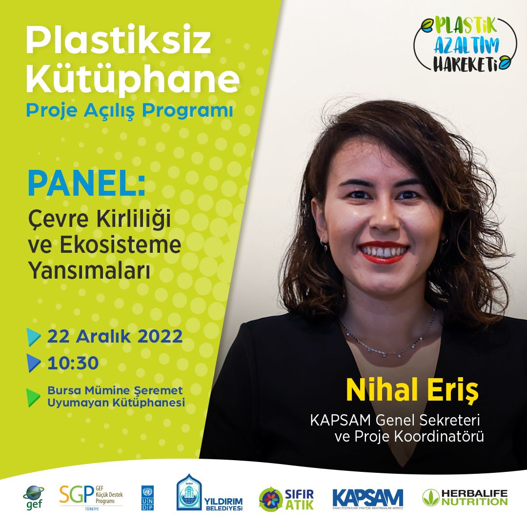 📢 22 Aralık Perşembe günü "Çevre Kirliliği ve Ekosisteme Yansımaları" konulu panelimizde KAPSAM Genel Sekreteri ve Proje Koordinatörü Nihal Eriş <a href="/nihaleriss/">Nihal Eriş</a> panel moderatörü olarak katkılarını sunacak 🙌🏼

#kapsam #team #plastikazaltımhareketi