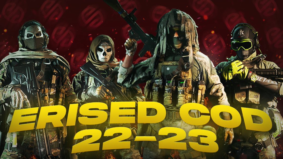 erisedgg's tweet photo. New YouTube is live! 

Check out some amazing highlights from this year’s Erised COD team! 

Click that link and show the guys some love! They’re cracked! 🔥

https://t.co/hEdl4Xbawb

#EriseUp 
@GetWetSports @DoodLive https://t.co/8LsKqTr4U2