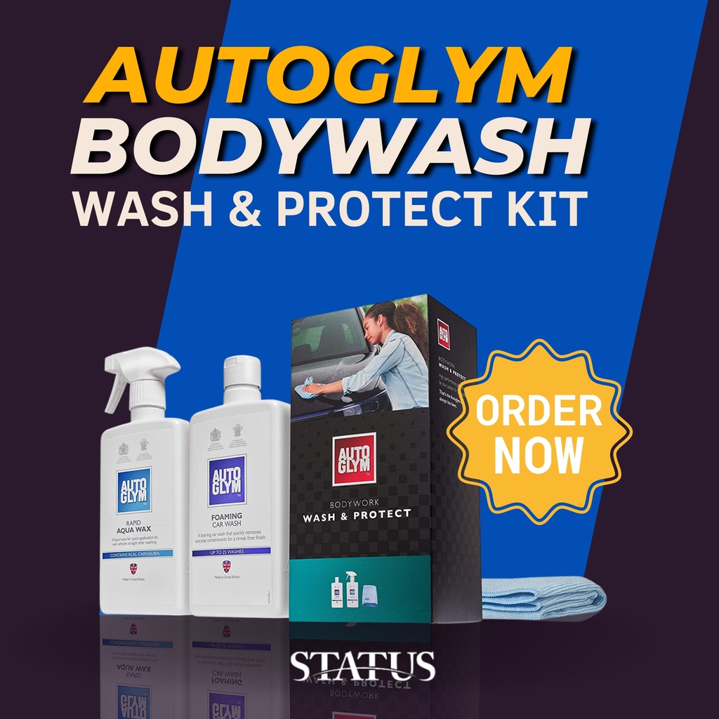 StatusCarCare's tweet image. The Autoglym Wash &amp;amp; Protect Kit.

The perfect set of two products and two accessories to clean and protect your cars exterior.

Available on our website for just £17.99

shop.statuscarcare.com/product/autogl…

#status #statuscarcare