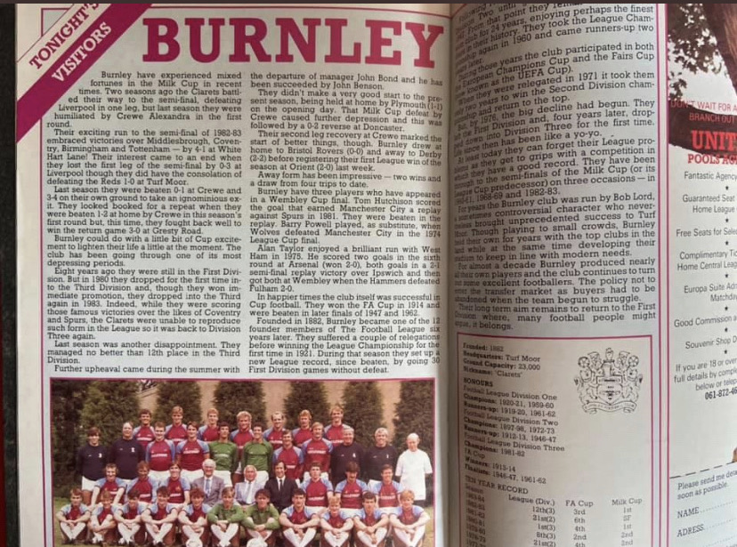 QueSeraSeraMUFC's tweet photo. Manchester United vs Burnley 1984/85 Milk Cup. @gary_bailey1 @bryanrobson @NormanWhiteside https://t.co/2koMYC0Fb0