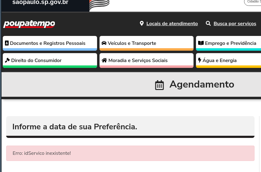 igorhvr's tweet photo. @poupatemposp Impossível renovar carteira de motorista deste jeito, e duvido que o guarda quando me parar com CNH vencida vai querer saber sobre os seus sistemas fora do ar. Qual é a previsão de retorno ao normal? https://t.co/A1zhpLliIj