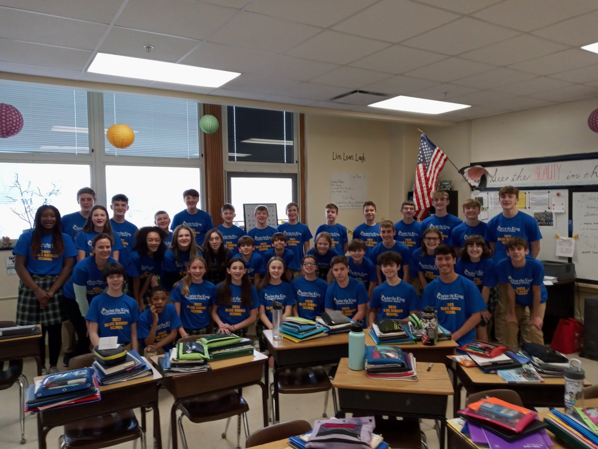 This month our eighth graders led the school in raising over $2,600 to help St Vincent de Paul purchase 15 beds for kids who need them. We couldn't be more proud of our 8th grade protectors!
