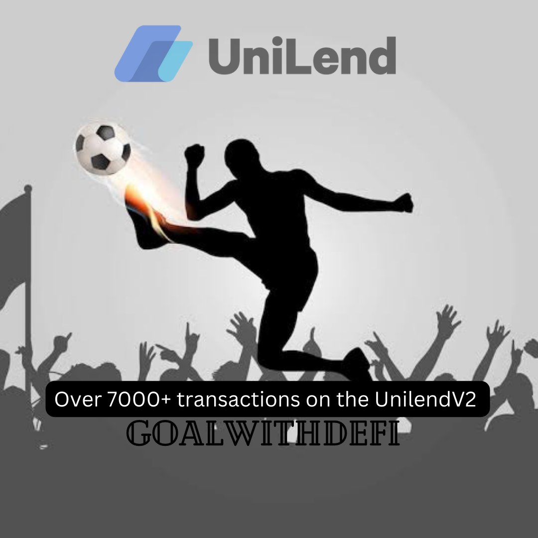 ADESINAVICTOR1's tweet photo. Football fever took over #UniLendV2
@UniLend_Finance celebrated the #WorldCup, with the launch of the #UniLend #GoalwithDeFi which received massive traction from the #DeFi space👇
• Over 7k+ transactions 
• 500+ participants
•over 190+ Exclusive #NFTs &amp; $500 $UFT won by users https://t.co/i4yAZUwy2K