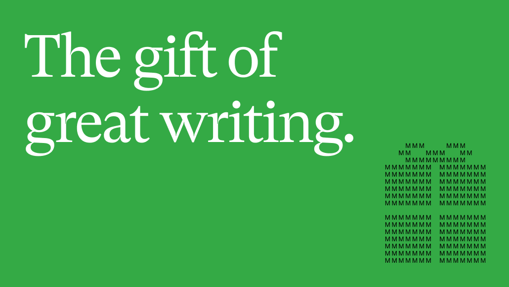 Medium's tweet photo. This holiday season, give the gift of great writing. Save 50% when you treat your loved ones to a full year of the expert insights, unique perspectives, and surprising stories only available to Medium members. https://t.co/85UCcqCVxO https://t.co/BrgU6sT4aZ