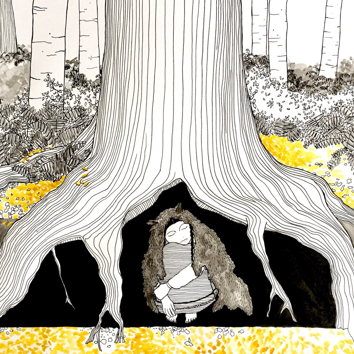 Happy Winter Solstice. Let’s enjoy these days of hibernating and filling our bellies with food ready for the longer days to come. #solstice2022 #WINTER #WinterSolstice #hibernating #artist #SolsticeBlessings