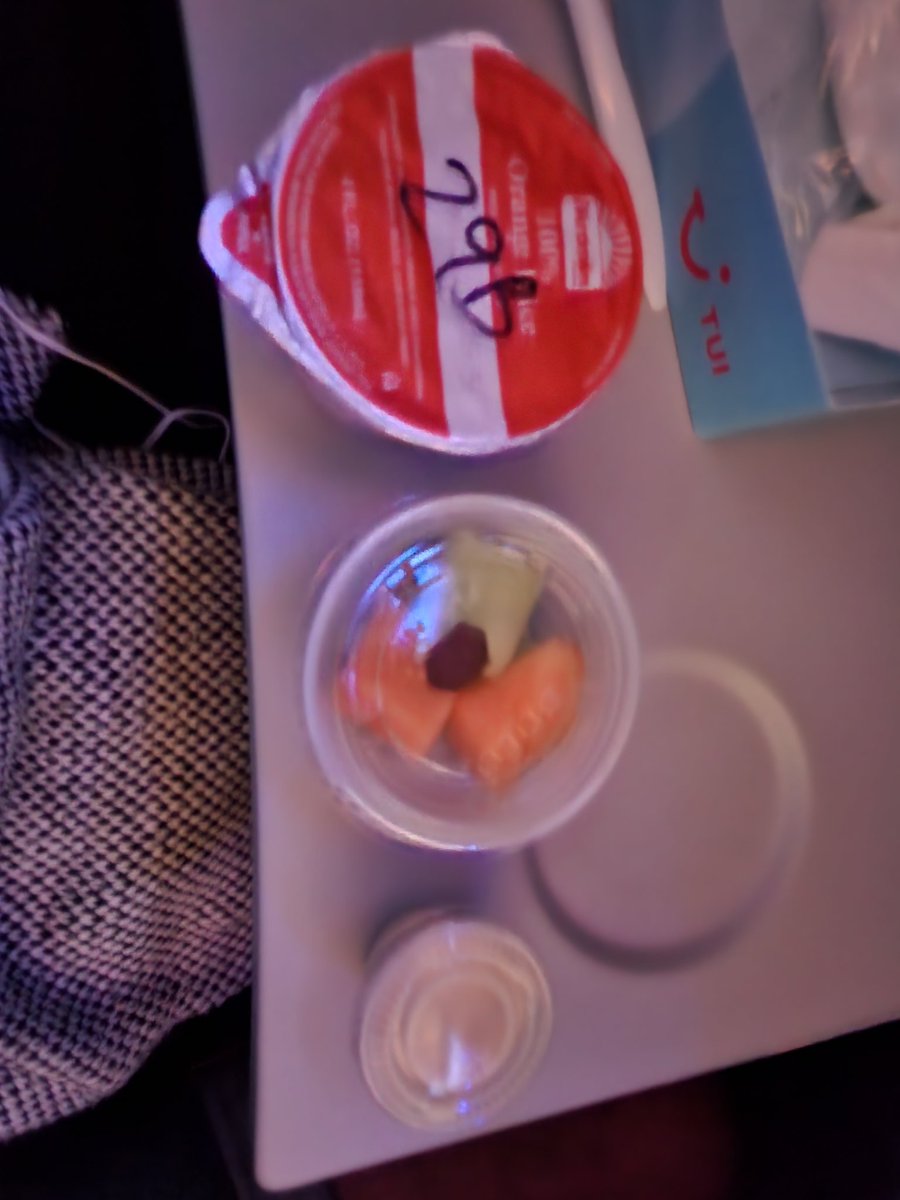 clareeeeee's tweet photo. Ever wondered what vegans eat for breakfast? 3 bits of melon, a tablespoon of soya milk and an orange juice according to @TUIUK https://t.co/Z95qNsCcEN