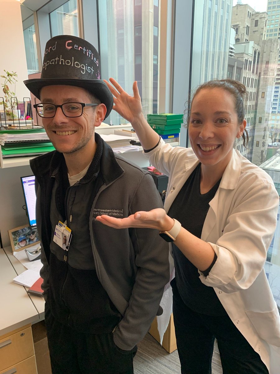 Northwestern Pathology (@nu_pathology) on Twitter photo Hats off to <a href="/MccordMatt/">Matthew McCord, MD</a> for recently passing his boards! Great gift-giving, <a href="/KatyMccortney/">Katy McCortney</a>! Hats off to <a href="/MccordMatt/">Matthew McCord, MD</a> for recently passing his boards! Great gift-giving, <a href="/KatyMccortney/">Katy McCortney</a>!