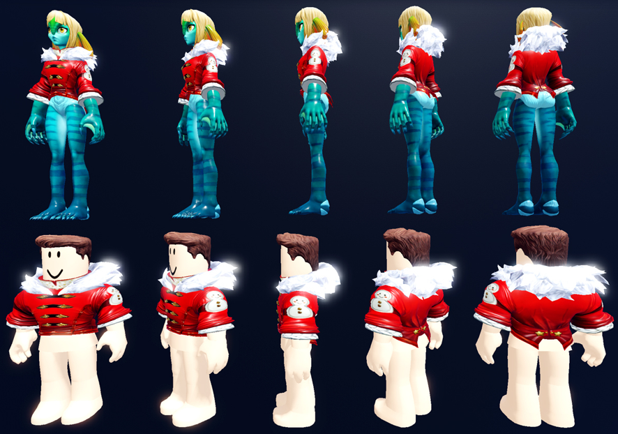 Yay! My first Christmas collection, Fluffy Christmas Snowman Jacket is released! Can't wait to see your new holiday outfit😍Don't forget to put some Christmas accessories too! 
roblox.com/catalog?Keywor…

#ROBLOX #RobloxDev #RobloxClothing #Christmas #ChristmasVibes #UGC <a href="/Roblox/">Roblox</a>