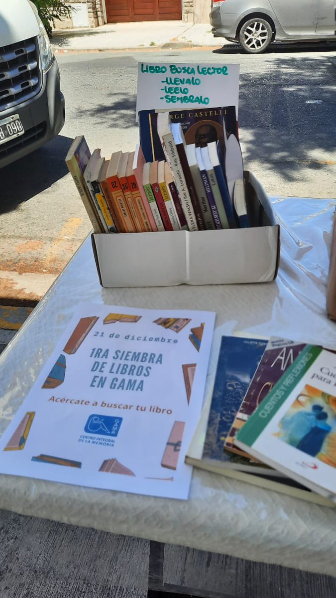 CasadeVeinte's tweet photo. 📖🌱Se sumó a la Siembra de Libros N°22, GAMA!!!👏👏
BIENVENIDOS!!
#siembradelibrosMDP
#LibroBuscaLector https://t.co/NBX6WZf7nX