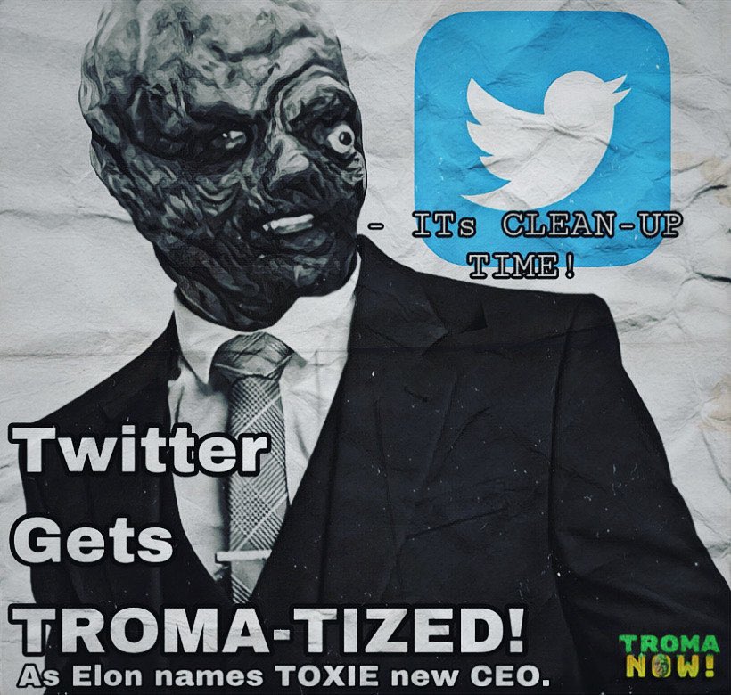lloydkaufman's tweet photo. Congratulations to @elonmusk #fantoxic choice for #CEO !
@nytimes @TRU_80sBaby_ @Variety @ThatKevinSmith @SmogCityBeer https://t.co/gquZmX1W8r