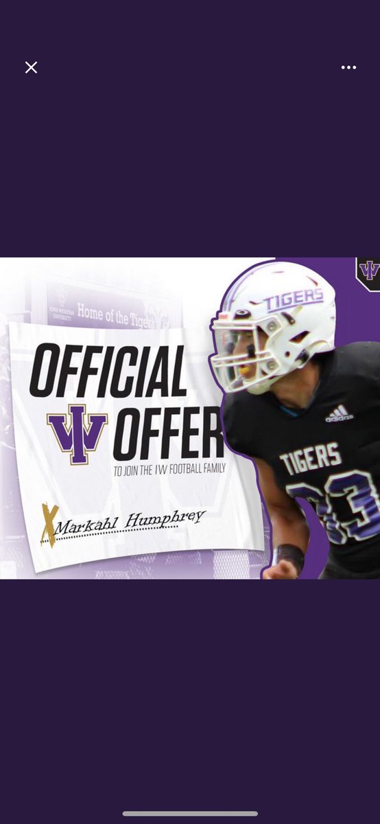 Markahl Humphrey (@markahlh) on Twitter photo Proud to announce I received my 5th offer🙏🏼 <a href="/IWTigerFootball/">Iowa Wesleyan Football</a> @CoachDaniels_IW <a href="/HannibalFootbal/">🏴☠️Hannibal Football 🏴☠️</a> Proud to announce I received my 5th offer🙏🏼 <a href="/IWTigerFootball/">Iowa Wesleyan Football</a> @CoachDaniels_IW <a href="/HannibalFootbal/">🏴☠️Hannibal Football 🏴☠️</a>