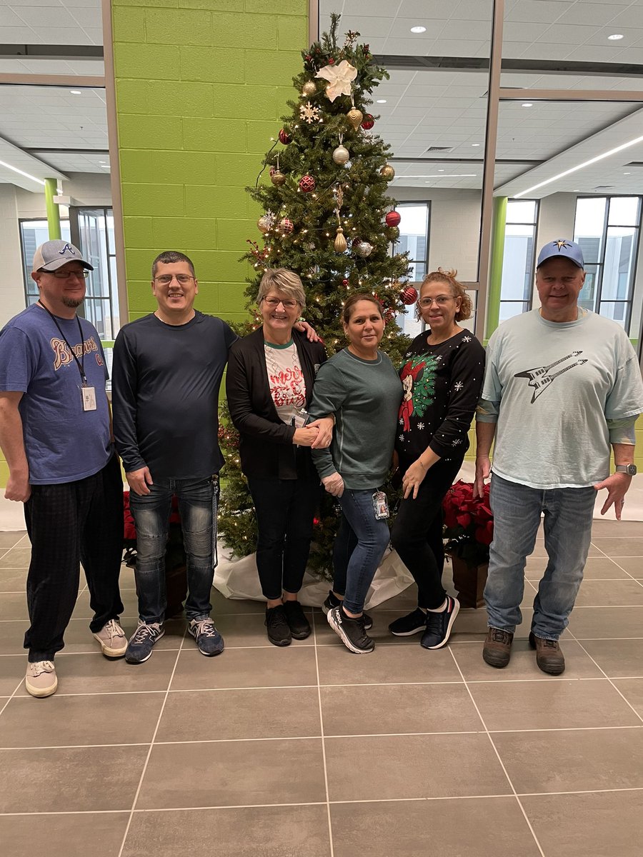 A big thank you to our custodial team for keeping our new building sparkly and clean. These people are absolutely the BEST!