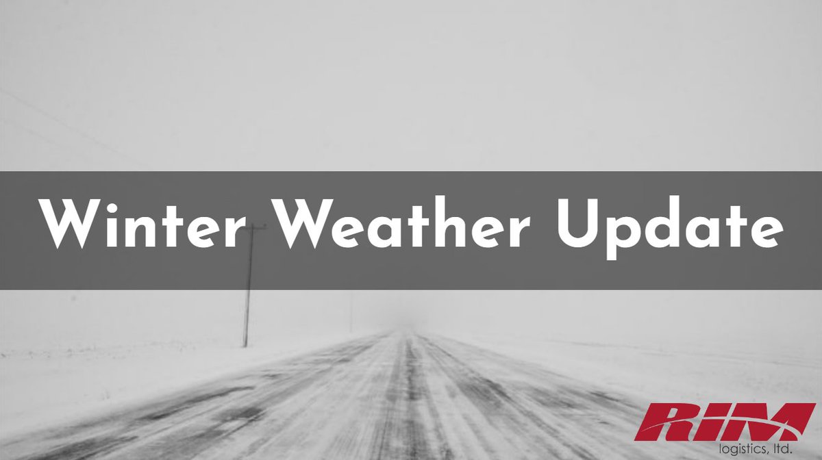 RIMlogistics's tweet photo. Please stay safe if you’re in the Chicagoland area! 
#winterstormwarning #closureupdate https://t.co/XQasVVnwqw