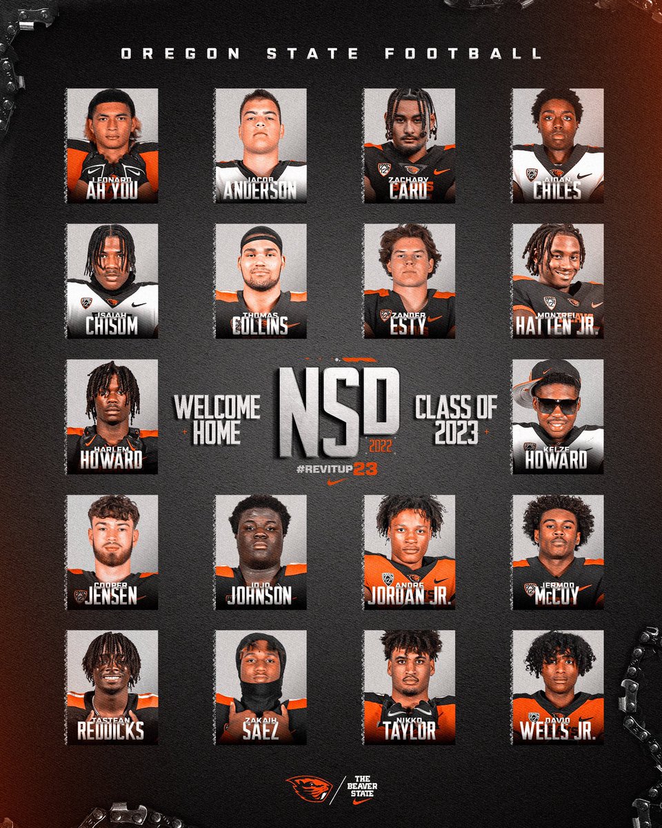 Join me in welcoming the newest Beavs to our family! Excited for Beaver Nation to see what these guys are all about! #RevItUp23