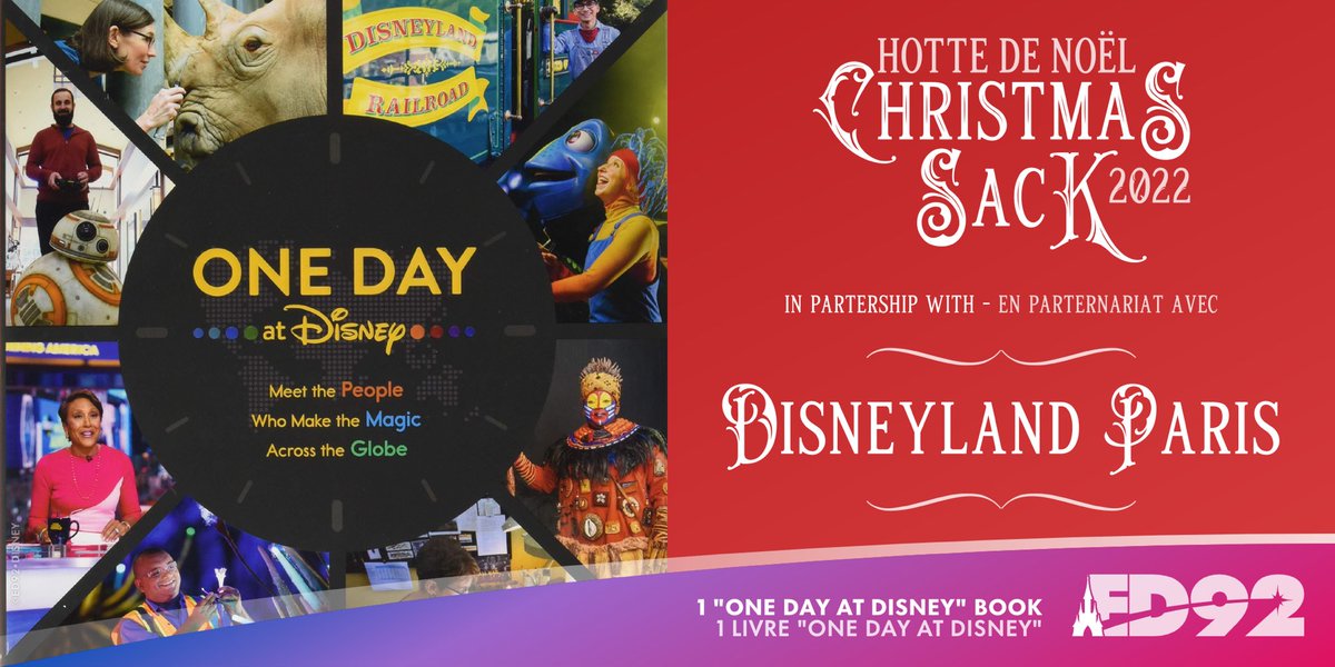 🎁🎄GIVEAWAY 🎄🎁 

Enter on Twitter for a chance to win a book One Day at Disney 📖 

1️⃣ Follow ED92 on Twitter
2️⃣ Like this Tweet
3️⃣ Retweet this Tweet
4️⃣ Bonus entries mention your friends 

Contest open until December 23rd until 🇫🇷 7:30pm