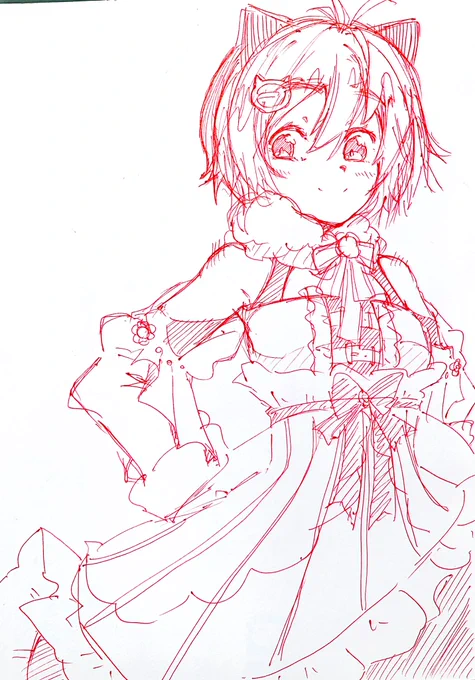 シロちゃんサンタさん好こ好こっ #SiroArt 