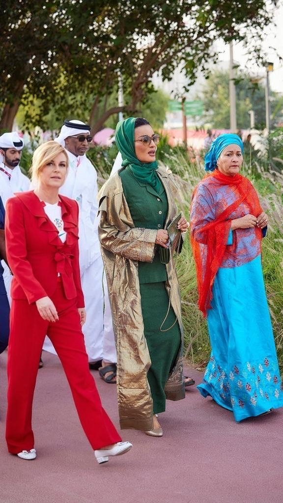 KolindaGK's tweet photo. The “Walk to Zero” walkathon during the #Qatar2022 #FIFAWorldCup in support of the @UN SDGs focused on: Zero Hunger, Zero Out of School Children (OOSC), and the Zero-Dose Immunization.
@EAA_Foundation @AminaJMohammed @QF @hns_cff

#Education #SDGMoments #Croatia #Vatreni https://t.co/7uTHzWwAp7