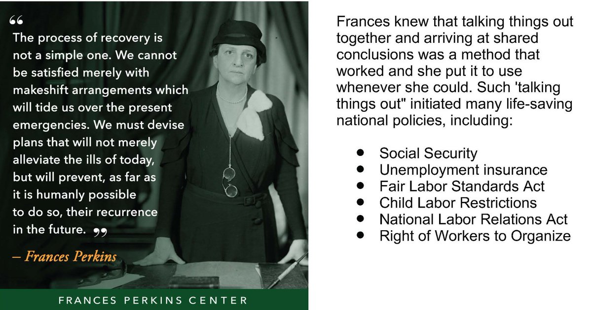 Frances Perkins Center tweet media