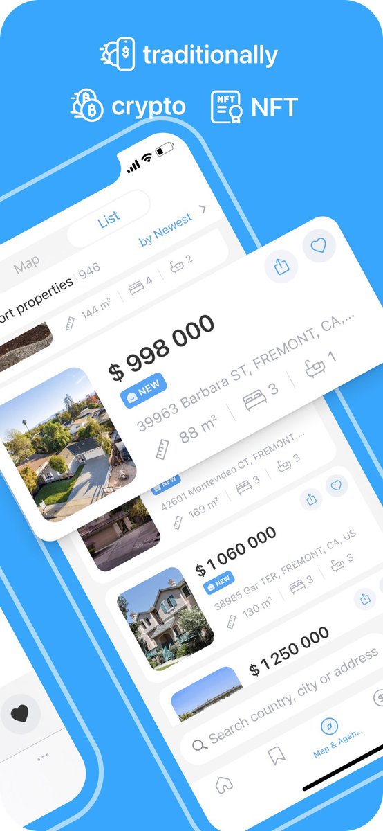 PropyInc's tweet photo. 🏡Looking for the best all-in-one place to buy &amp; sell properties?

🔹Propy iOS app is the right place for you!

List your property from your phone and sell it with a few clicks.

Download the app!👇
https://t.co/WaGN2V8hSC https://t.co/2iYX4lKZc4