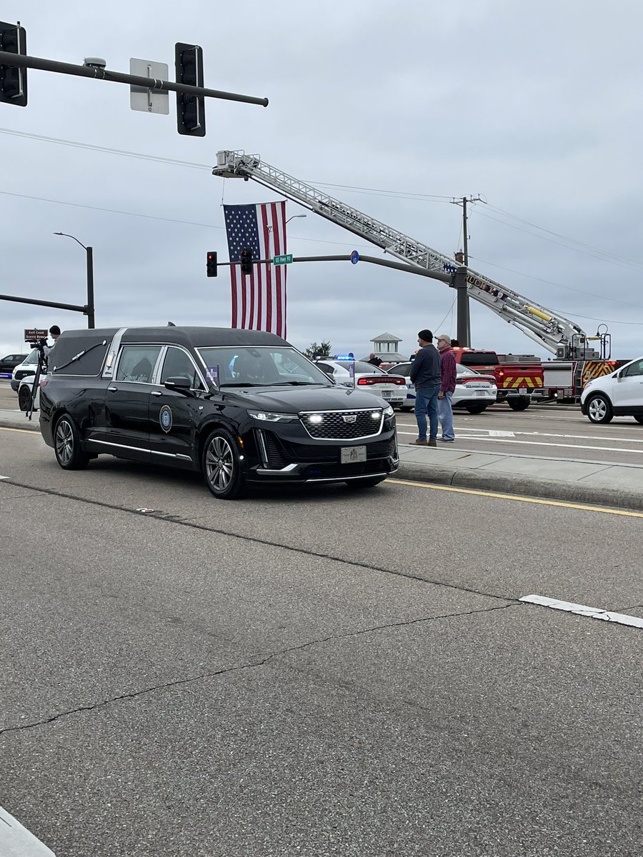 An emotional day for the Bay St. Louis community as they say goodbye to two slain officers.