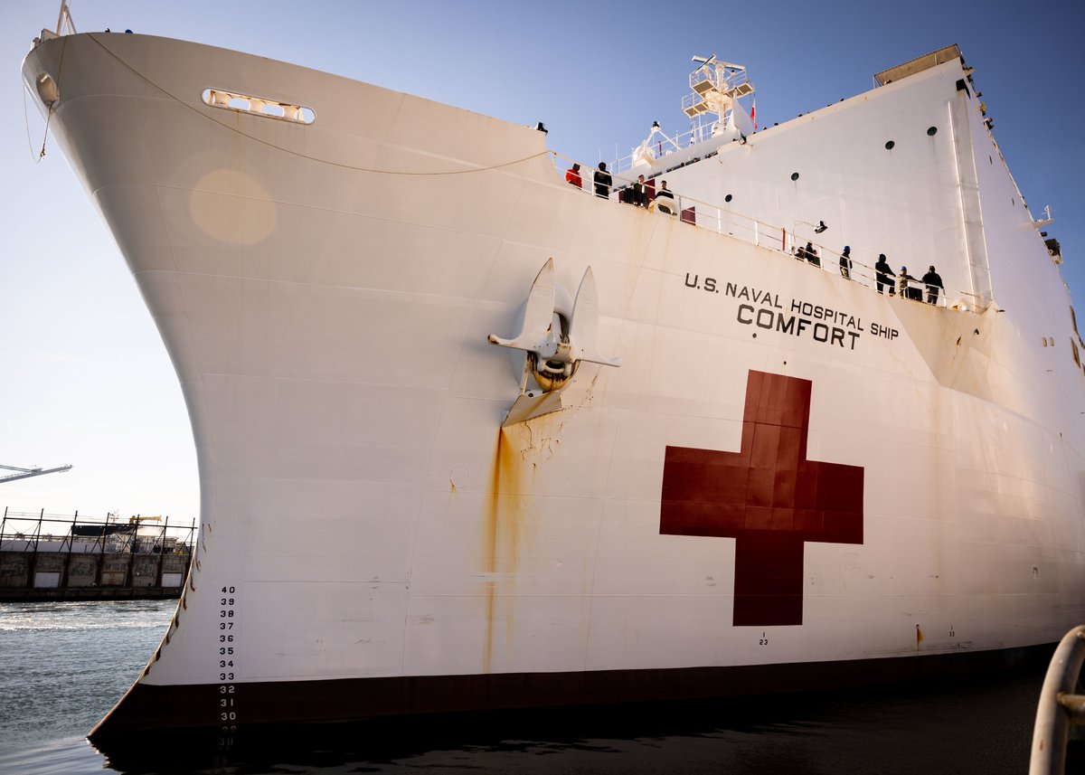 MARFORCOM's tweet photo. #USNSCOMFORT returns home to @NAV_STA_NORFOLK after completing #ContinuingPromise22. Continuing Promise 22 provided #partner nations in the @Southcom w/ humanitarian assistance.
(#USNavy photos by Ryan Carter)
#WeHaveTheWatch #HomelandDefense #AlwaysReady #EveryDomain https://t.co/1O6ERhFY8i