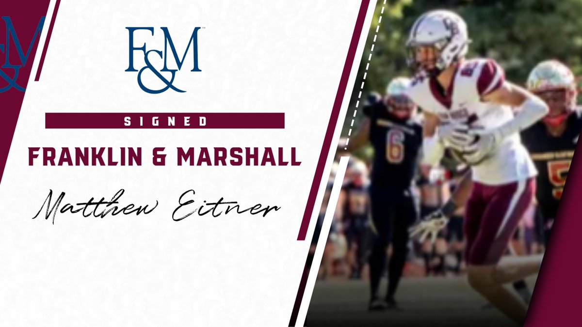 Congratulations <a href="/matt_eitner/">Matt Eitner</a> on his commitment to Franklin &amp; Marshall College to play football!

#bosco