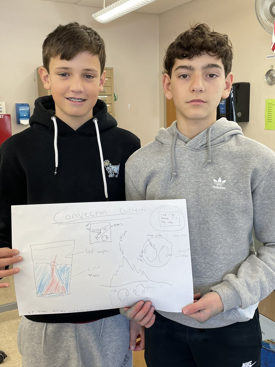 MsSchillingGC's tweet photo. Students in earth science created models depicting the phenomenon: convection currents in the mantle are responsible for moving the plates in the crust. @Garden_City_HS #alwaysbetter https://t.co/dm4MLt5Tr7