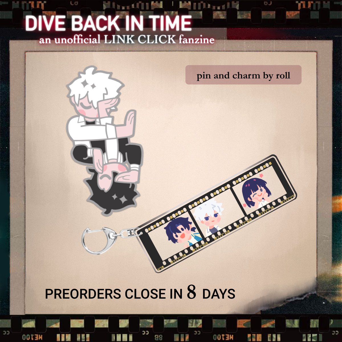 📷  PREORDERS CLOSE IN 8 DAYS 📸

Preorders close on December 31st! Get your zine and merch before it's too late!

🛒 linkclickzine.bigcartel.com