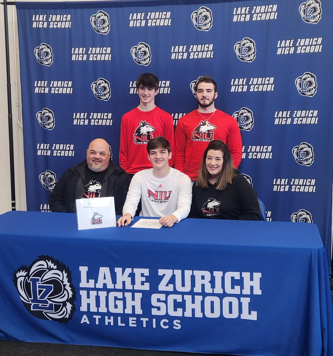 Congratulations to <a href="/TylerErkman/">Tyler Erkman</a> for signing with <a href="/UNDfootball/">North Dakota Football</a> and <a href="/dannyvuckovic/">Danny Vuckovic</a> for signing with <a href="/NIU_Football/">NIU Football</a> today! #weATP because #WAR