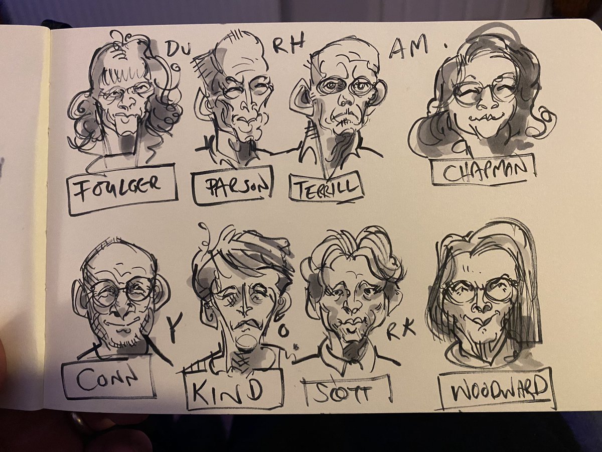 Tonight’s Christmas #UniversityChallenge #livedrawing @durham_uni alumni v @YorkUniversity alumni