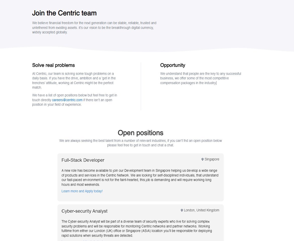Centric Community tweet media