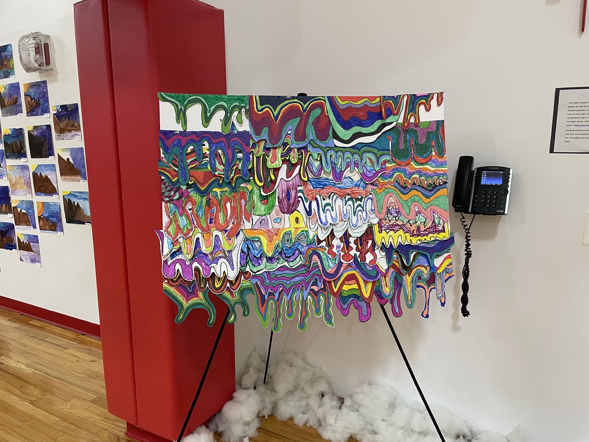 AppleMontSchool's tweet photo. Artists inbound! Our Elementary School hosted its annual Winter Concert &amp; Art Show. This is an exciting showcase for our families to see our students’ stage performances and art talents! 
🎨
#applemontessori #njelementaryschool #elementary #montessorielementary https://t.co/bmwTCt5R8r